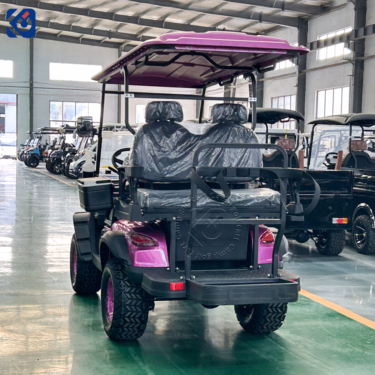 4 Seater Custom Electric Golf Cart Designed for European Customers - Image 3