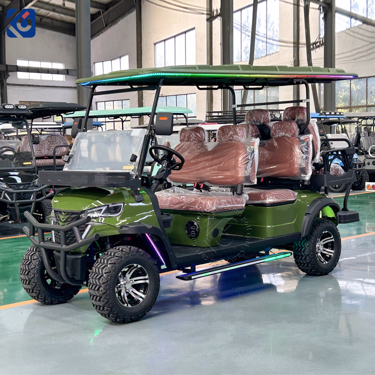 6 Seater Custom Electric Golf Cart for Monaco Golf Courses & Resorts - Image 7