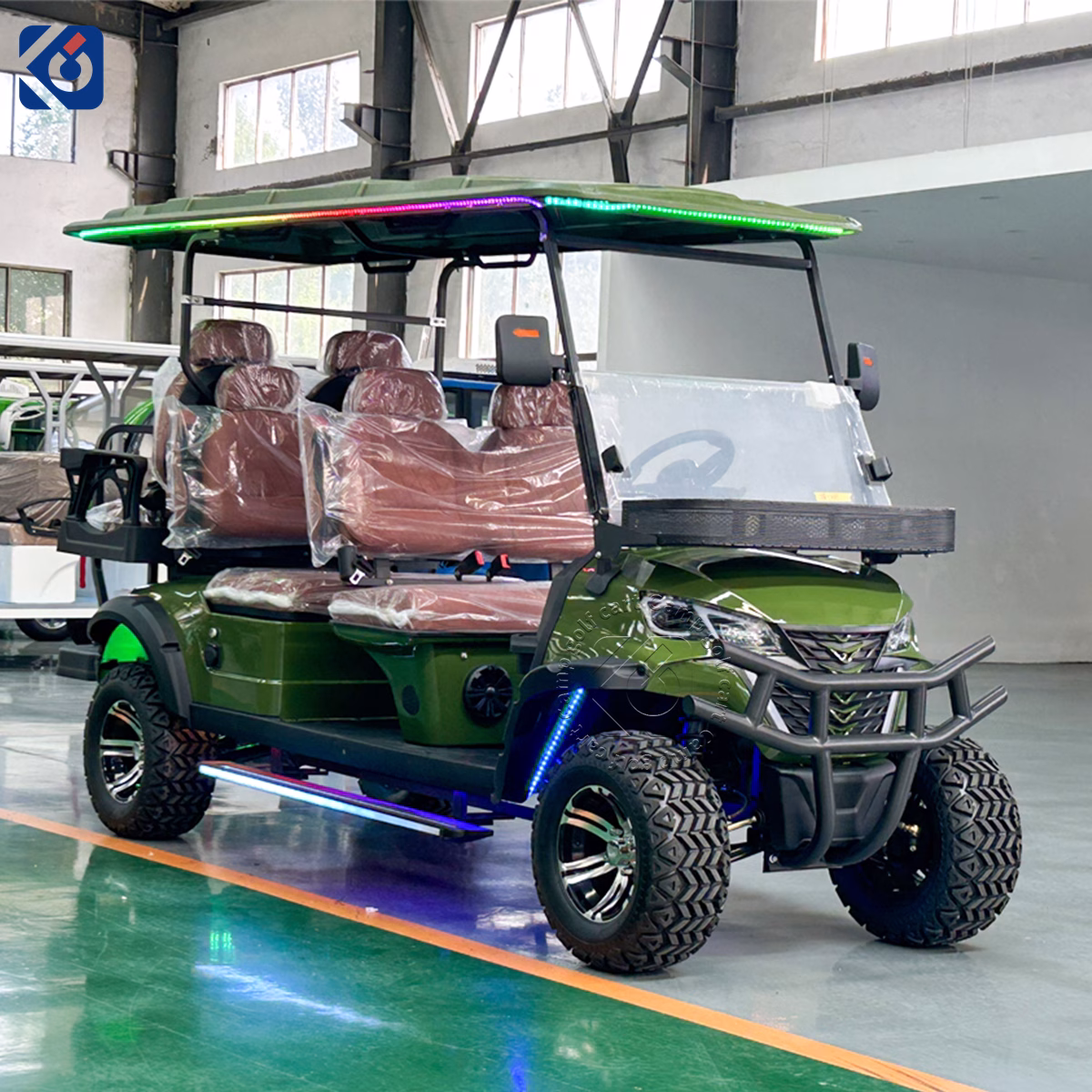 6 Seater Custom Electric Golf Cart for Monaco Golf Courses & Resorts - Image 2
