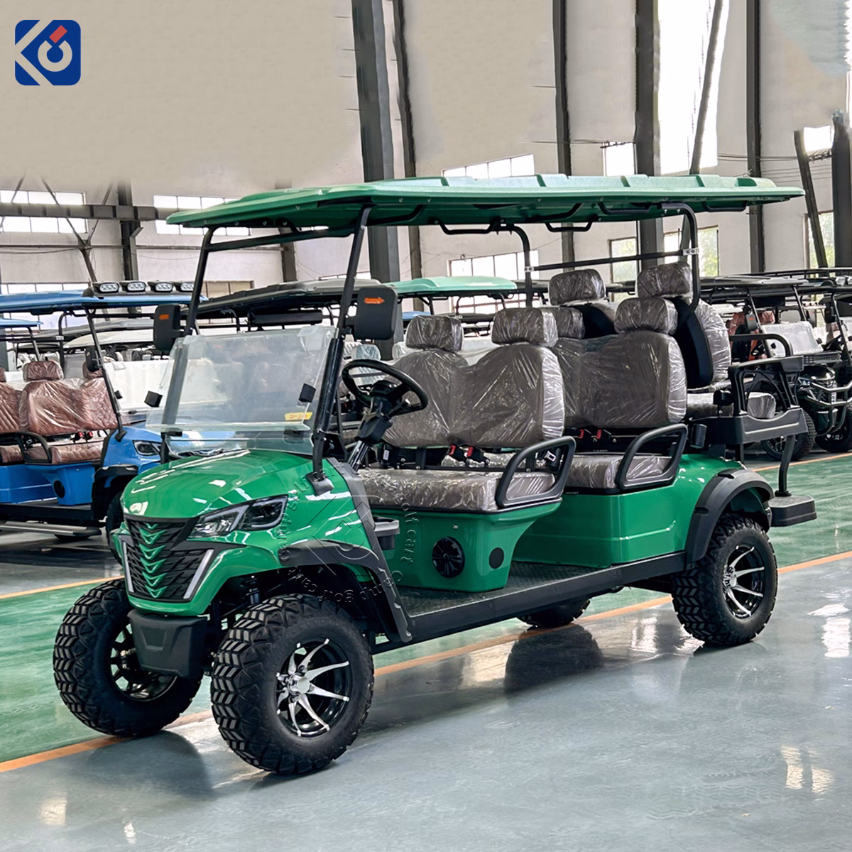 6-Seater Electric Golf Cart Customized for a Swedish Customer - Image 2